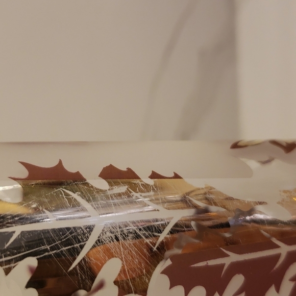 SET of 6 Libbey Pilsner Flute stem Beer glasses Frosted gold leaf 8.25" x 2.75" - Picture 11 of 12